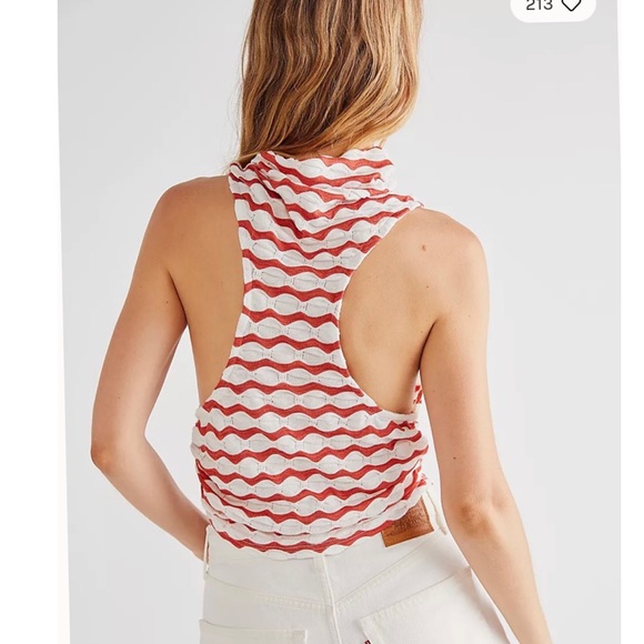 Free People Kaleidoscope Top in Rust As Header. Size Small. NWOT - Picture 3 of 5